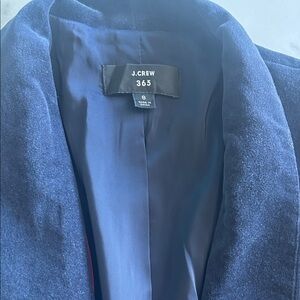 J. Crew 365 Women's Navy velvet Blazer